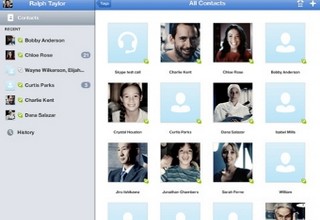 Skype �������� �������� ���������� ��� iPad