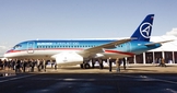 ������� ������� �������� Sukhoi Superjet - 100 � ����������� SaM146 � ������������-��-����� (26 �������� 2007 ����)