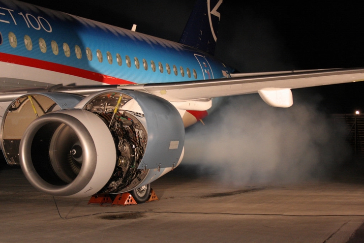 ������ ������ ���������� SaM146 �� �������� Sukhoi Superjet 100